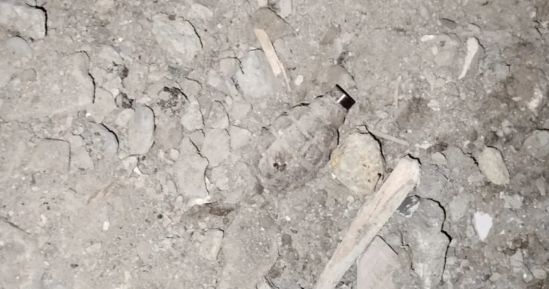 Bakıda qumbara tapıldı VİDEO