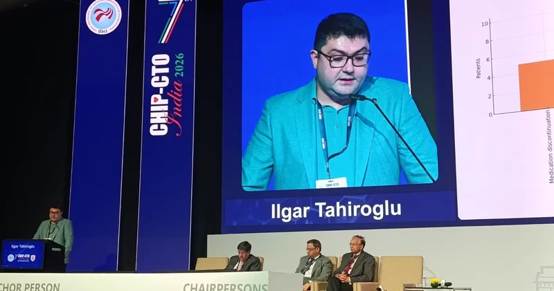 Mərkəzi Gömrük Hospitalının invaziv kardioloqu İlqar Tahiroğlu CHIP CTO INDIA 2026 beynəlxalq konfransında çıxış edib