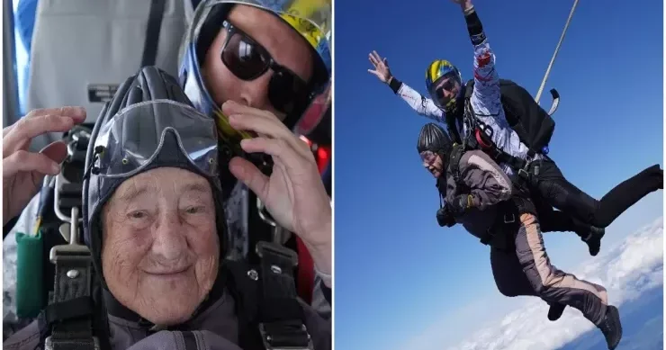 Dünyanın ən yaşlı paraşütçüsü öldü