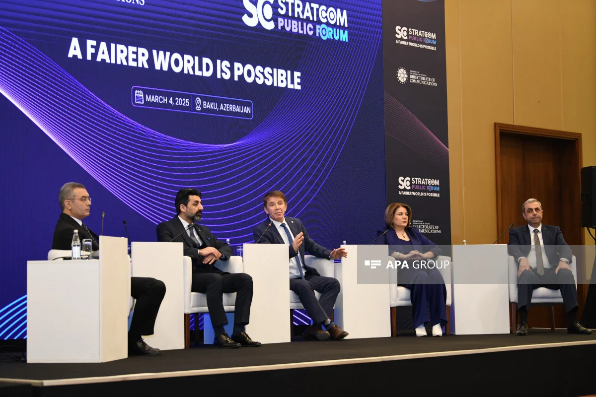 Bakıda “Stratcom Public Forum”u çərçivəsində panel müzakirə keçirilib FOTO