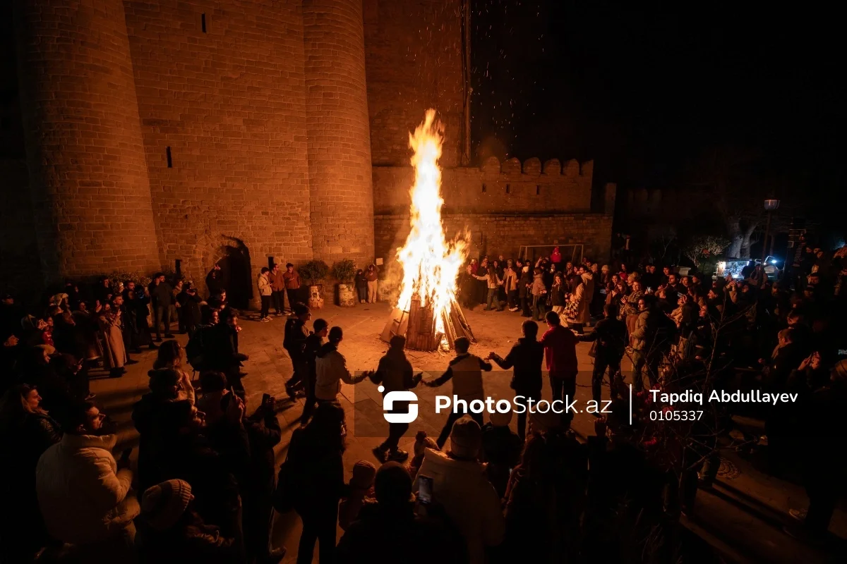 İçərişəhər də qeyd edilən Od çərşənbəsindən FOTOREPORTAJ