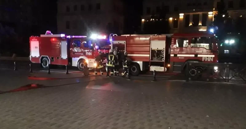 Условный пожар : МЧС провело учения на станциях Бакметрополитена ВИДЕО