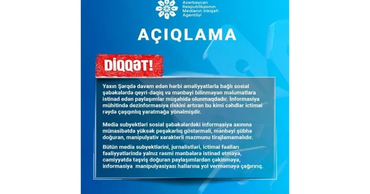 MEDİA dan Yaxın Şərqdəki hərbi əməliyyatlarla bağlı ÇAĞIRIŞ