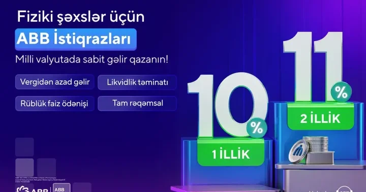 ABB dən fiziki şəxslər üçün yeni məhsul ABB istiqrazları!