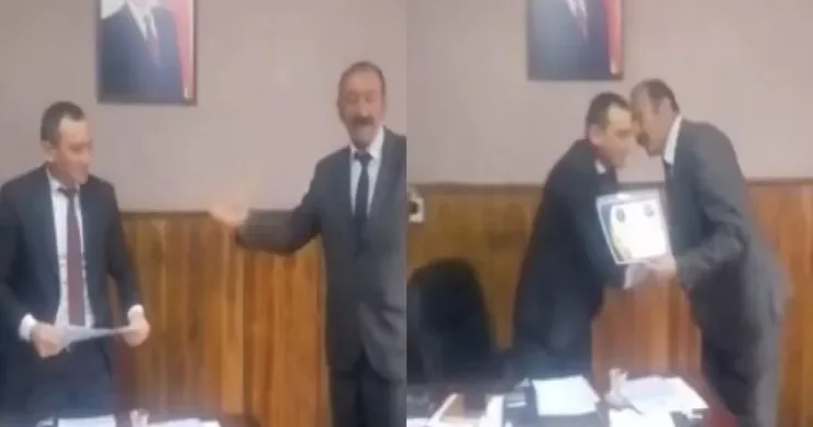Məmuru təltif edən jurnalist həbs olundu YENİLƏNİB