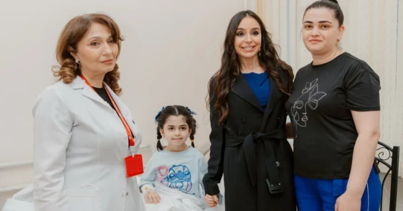 Leyla Əliyeva Respublika Pediatriya Mərkəzinin Nərimanov Uşaq Klinik Xəstəxanasını ziyarət edib
