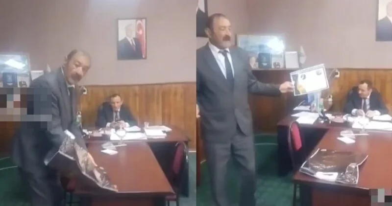 Gədəbəydə dövlət məmuruna mükafat verən şəxs həbs olundu
