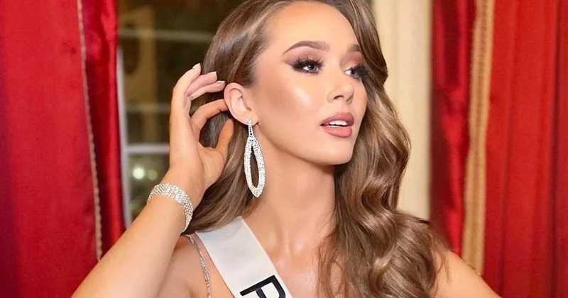 “Miss Polşa 2022” Polşa futbol çempionatında şərhçi oldu FOTO
