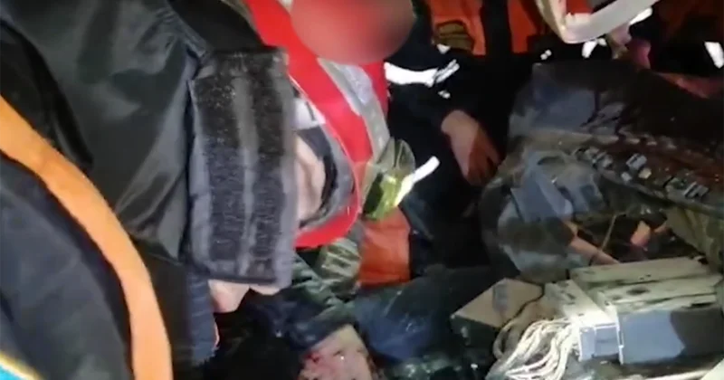 Bakı Qazax yolunda ağır qəza Yük avtomobilləri toqquşdu (VİDEO)