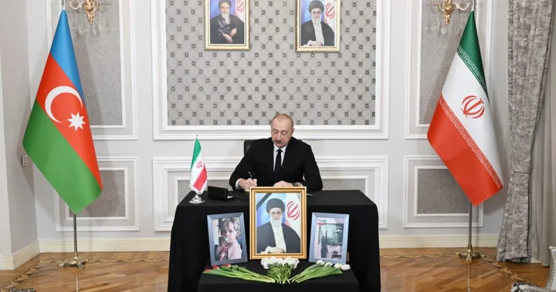 İlham Əliyev İranın ölkəmizdəki səfirliyində FOTOLAR