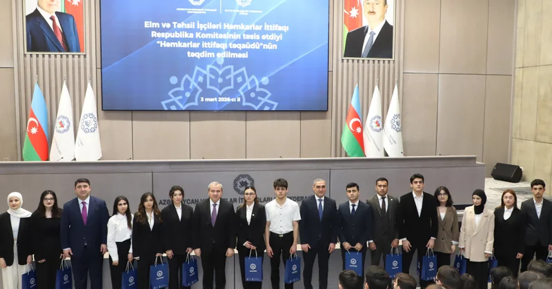 BDU nun 10 tələbəsinə “Həmkarlar İttifaqı təqaüdü” verilib