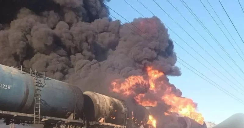 Украина разбомбила российские поезда с топливом