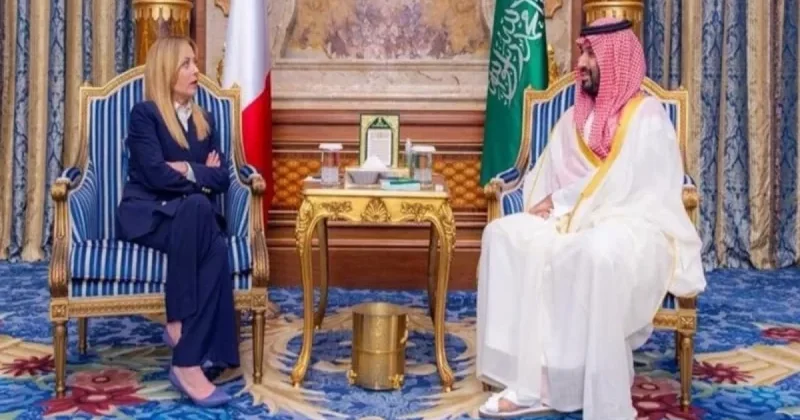 Məhəmməd bin Salman Meloni ilə regiondakı təhlükəsizlik vəziyyətini müzakirə edib