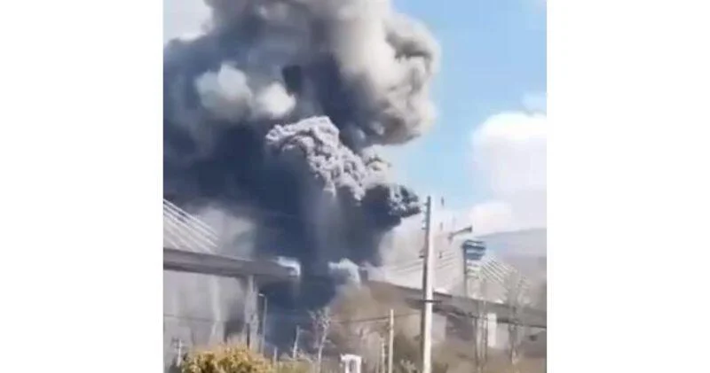 Кадры авиаудара по мосту Карадж в Иране ВИДЕО