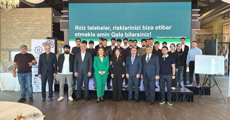 “Güvənlə sığortalı gələcəyə doğru” Tələbələr üçün maarifləndirici tədbir keçirildi FOTO