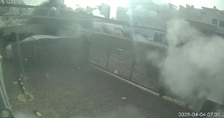 Момент удара по израильскому Кирьят Шмоне ВИДЕО