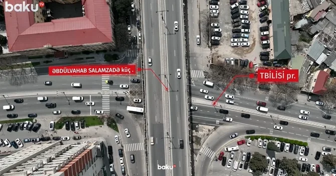 Əbdülvahab Salamzadə küçəsi ilə Tbilisi prospektinin kəsişməsində hərəkət niyə iflic olur?