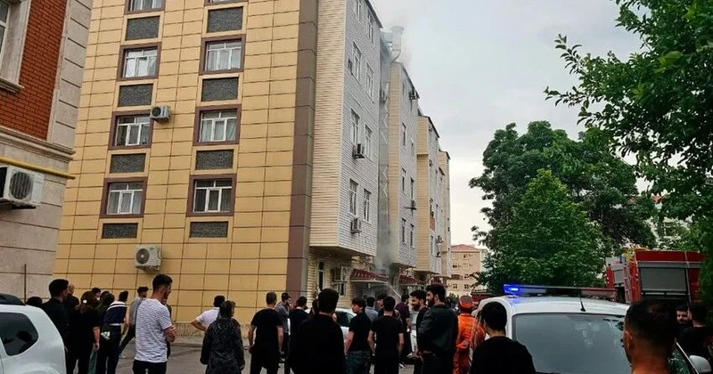 Naxçıvanda kafe yandı Sakinlər təxliyə olundu