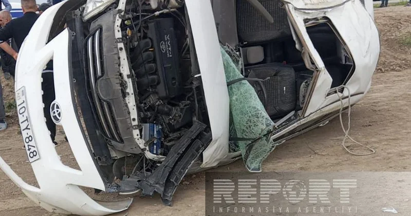 В серьезном ДТП в Хачмазе пострадали четыре человека