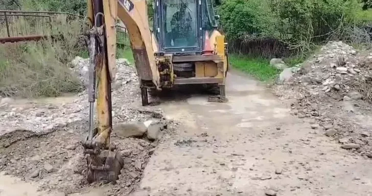 Сильный дождь в Нахчыване вызвал проблемы на дорогах