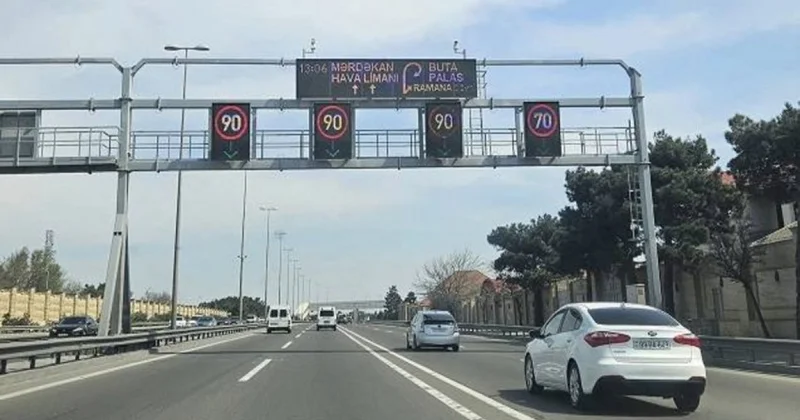 Yağışlı hava şəraiti ilə əlaqədar Zığ dairəsi Hava Limanı yolunda sürət həddi endirilib