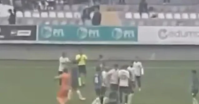 Bakıda keçirilən ikinci liqa matçında dava Video