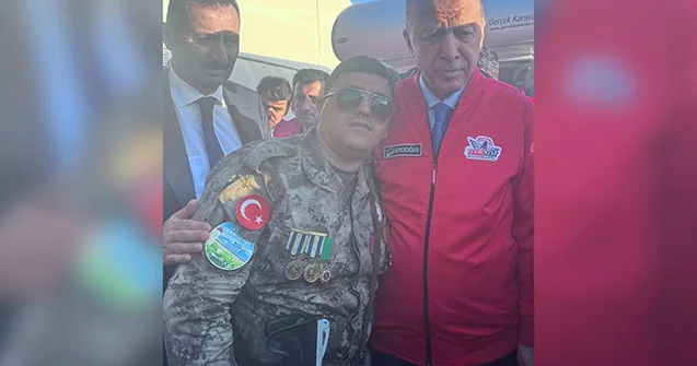 Qazimiz “TEKNOFEST”də Ərdoğanla görüşdü Foto + Video