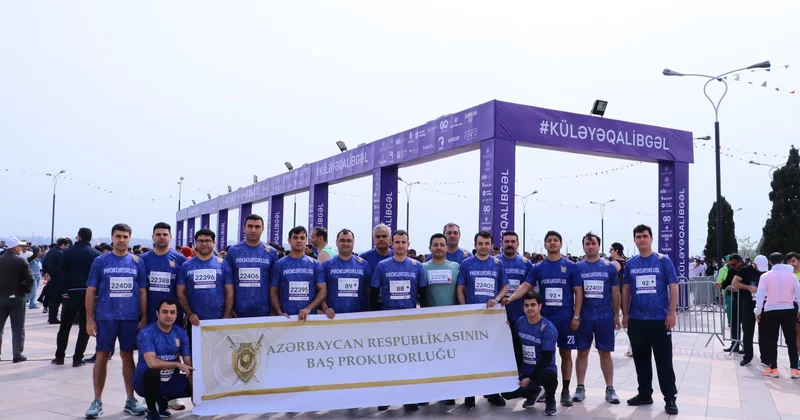 Prokurorluq əməkdaşları Bakı Marafonu 2025 də iştirak EDİB