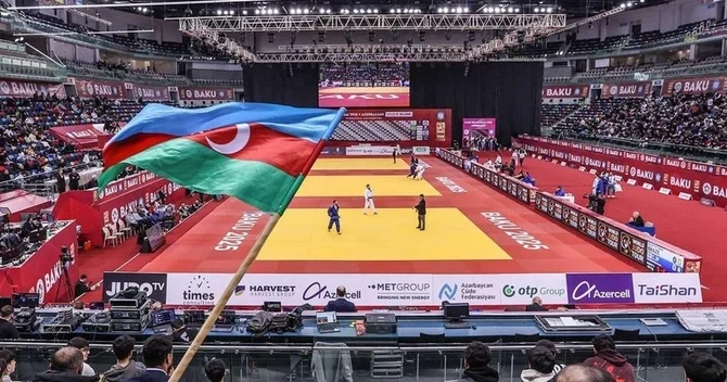 Böyük Dəbilqə : Son gündə daha bir Azərbaycan cüdoçusu gümüş medal qazanıb
