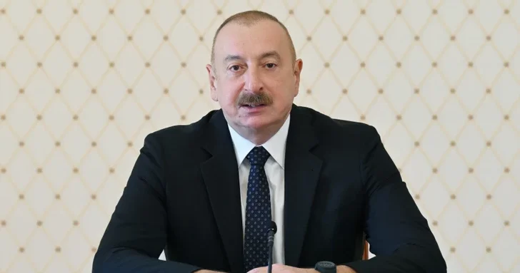 Президент: Через территорию Азербайджана в Армению доставлены 28 тысяч тонн грузов