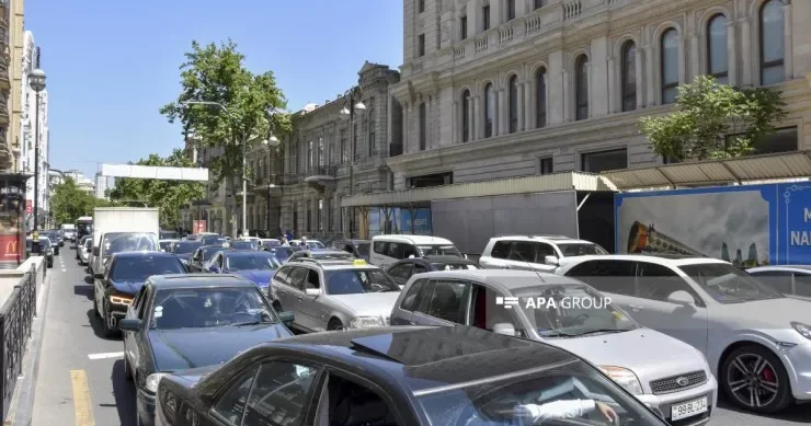 Bakıda bu yollarda sıxlıq var SİYAHI