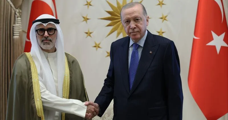 Türkiyə Prezidenti Küveytin xarici işlər naziri ilə görüşüb