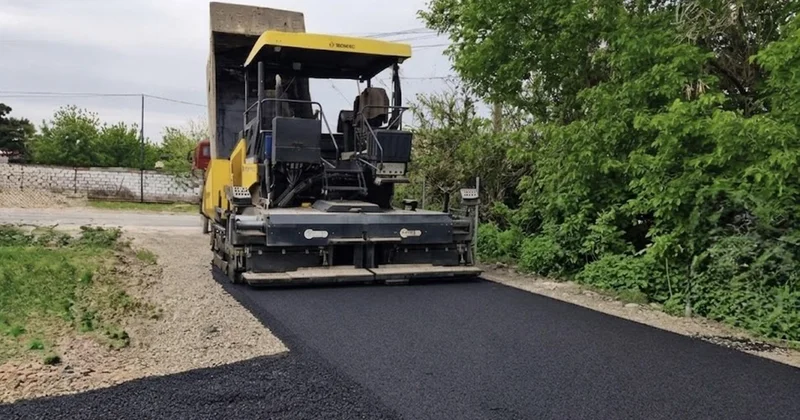 Beyləqanda yol infrastrukturu yenilənir Fotolar