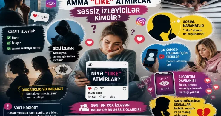 Sosial mediada səssiz izləyicilər: baxırlar, amma “like” atmırlar