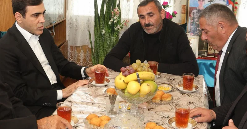 Anar Məmmədov Tərtərdə şəhid ailəsini ziyarət etdi Fotolar