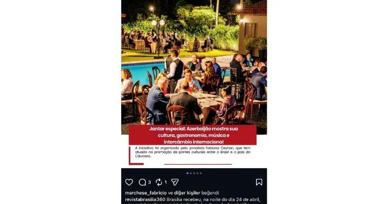 "День азербайджанской культуры" в бразильских СМИ ФОТО