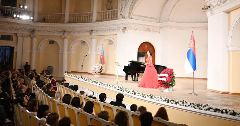 Dövlət Akademik Filarmoniyasında konsert “Azərbaycan Serbiya. Mədəniyyət körpüsü”