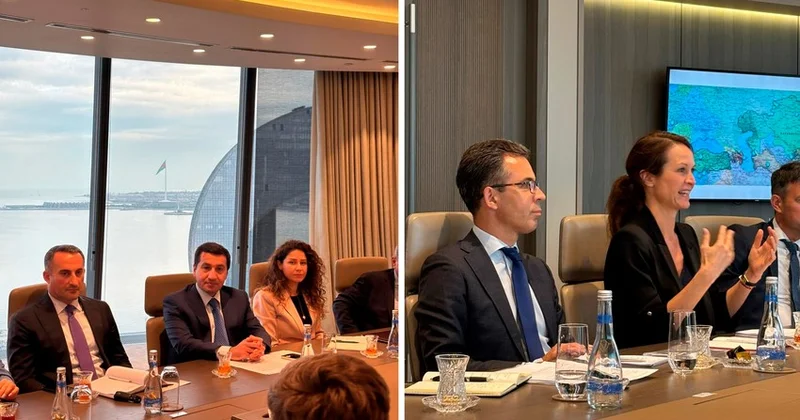 Hikmət Hacıyev Şimali Baltik Səkkizliyi ölkələrinin nümayəndələri ilə görüşdü