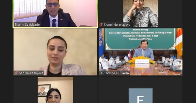 Azərbaycan və Kamboca deputatlarının onlayn görüşü keçirilib