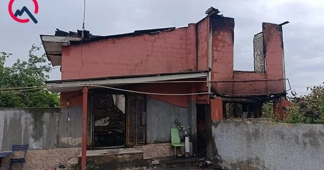 4 nəfərlik ailə yanaraq öldü SABİRABADDA FACİƏ