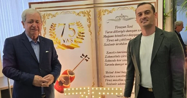 Emil Bədəlovdan qayınatasına yubiley təbriki Foto