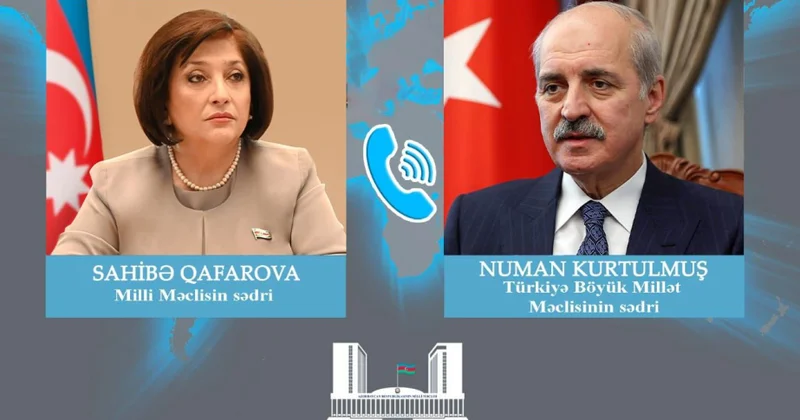Milli Məclisin sədri Sahibə Qafarova yenidən TBMM in sədri seçilməsi münasibətilə Numan Kurtulmuşu təbrik edib