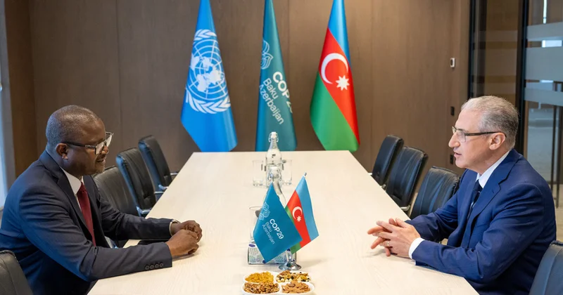 COP29 rəhbərliyi Qvineya Bisaunun ətraf mühit naziri ilə görüşüb
