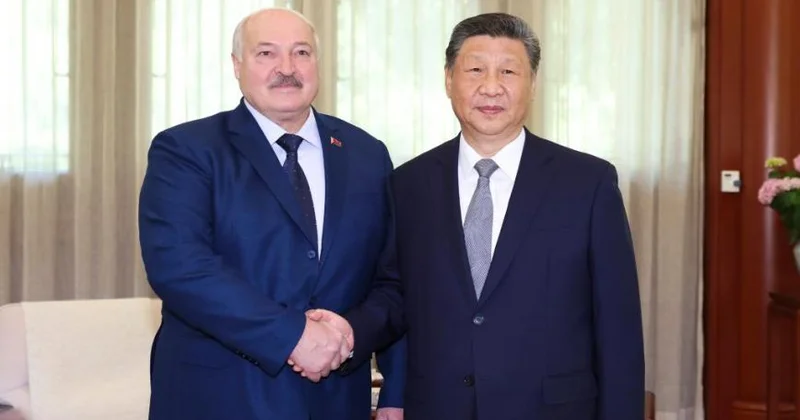 Si Cinpin Belarus prezidenti ilə görüşüb