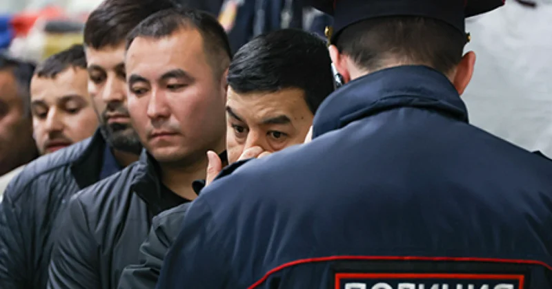 Облава на мигрантов в Петербурге
