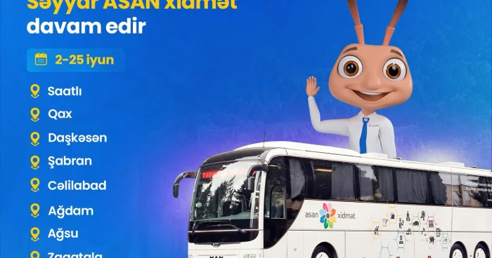 Səyyar ASAN xidmət davam edir