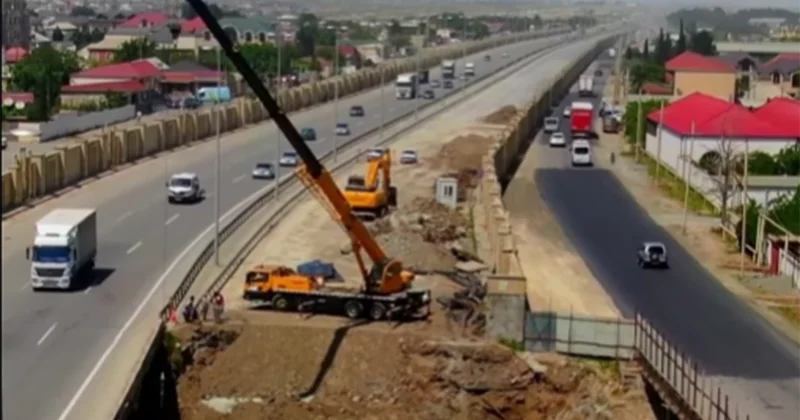 80 ci illərdə tikilmiş körpünün yerində yenisi inşa olunur VİDEO