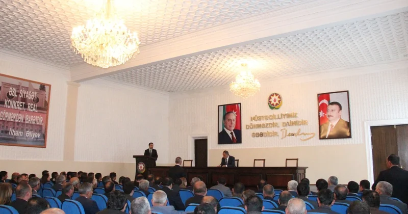 Goranboy rayon İcra Hakimiyyəti başçısı yanında Şuranın növbəti iclası keçirilib FOTOLAR