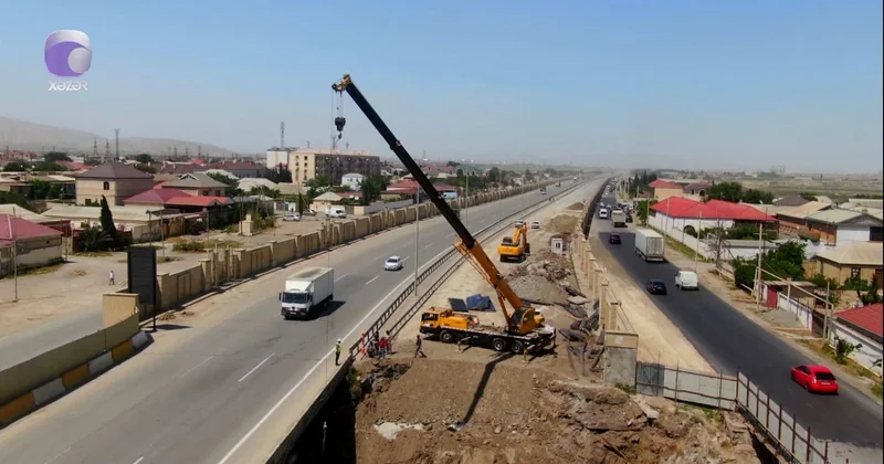 20 gün əvvəl uçan körpünün yerində tikilən yenisi nə vaxta hazır olacaq? VİDEO