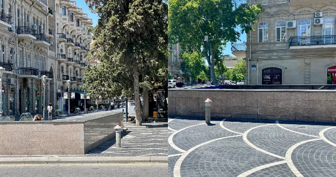 Bakının mərkəzində yeraltı keçid sahibkarlara satılır; şəhərin görünüşü pozulur MEMAR FOTO